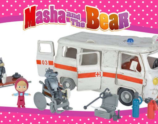 juguetes de Masha y el Oso ambulancia